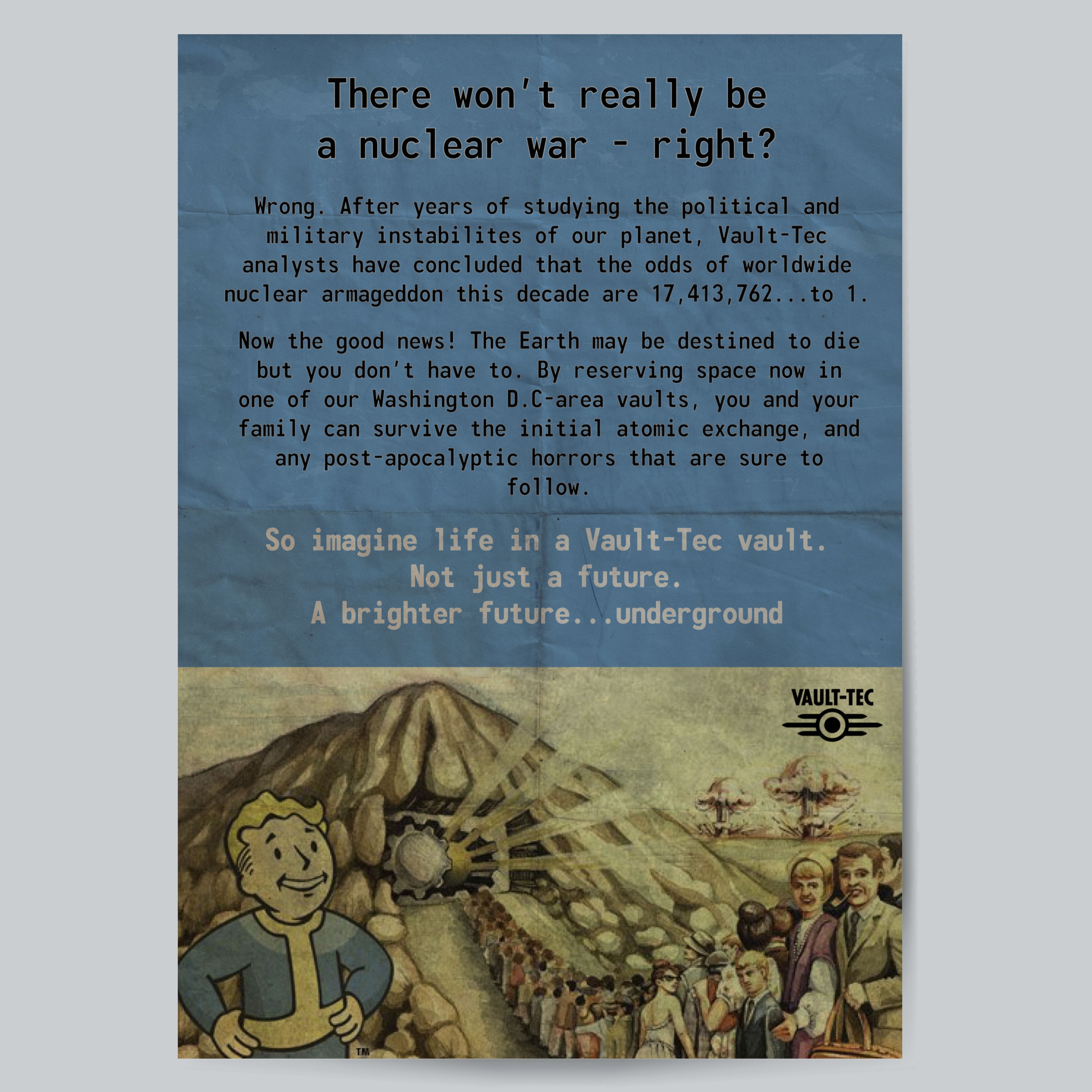 vault-tec recruitment poster